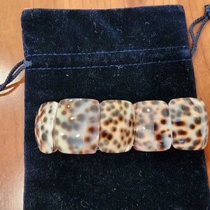 Faux shell cuff bracelet